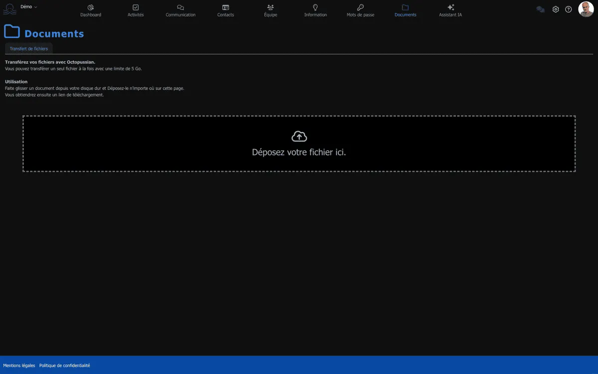captura pantalla transferencia de archivos